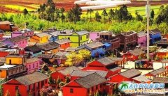 云南金龍村——隱藏在河田間的五彩童話村